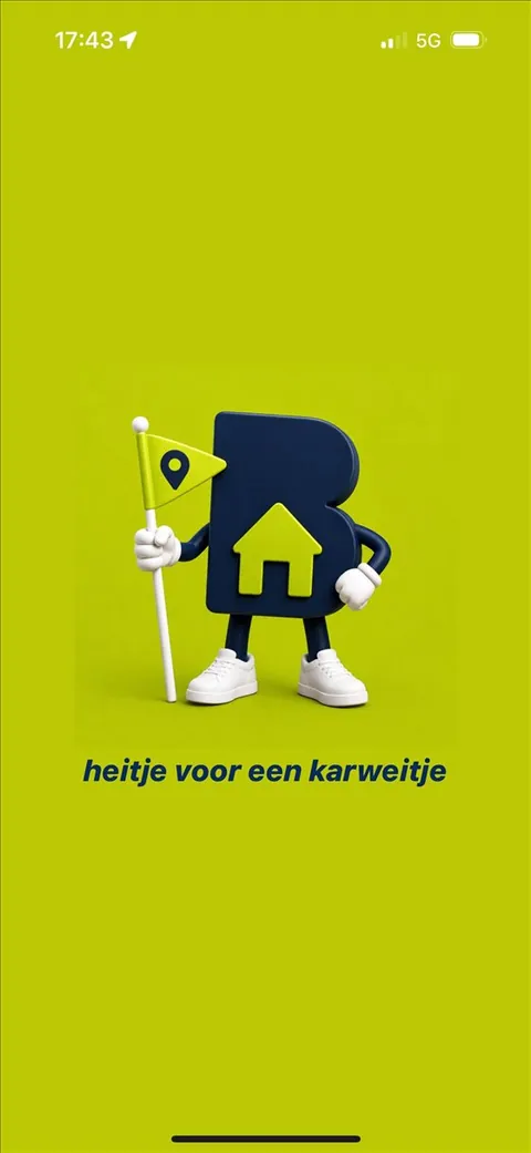 De BuurtHeld-app op een telefoon
